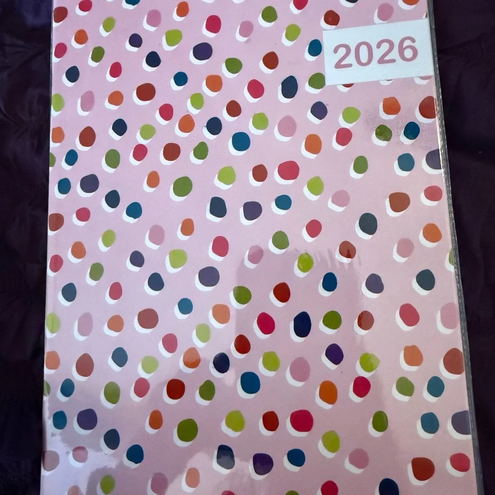 Colorful Polka Dot Planner 2026